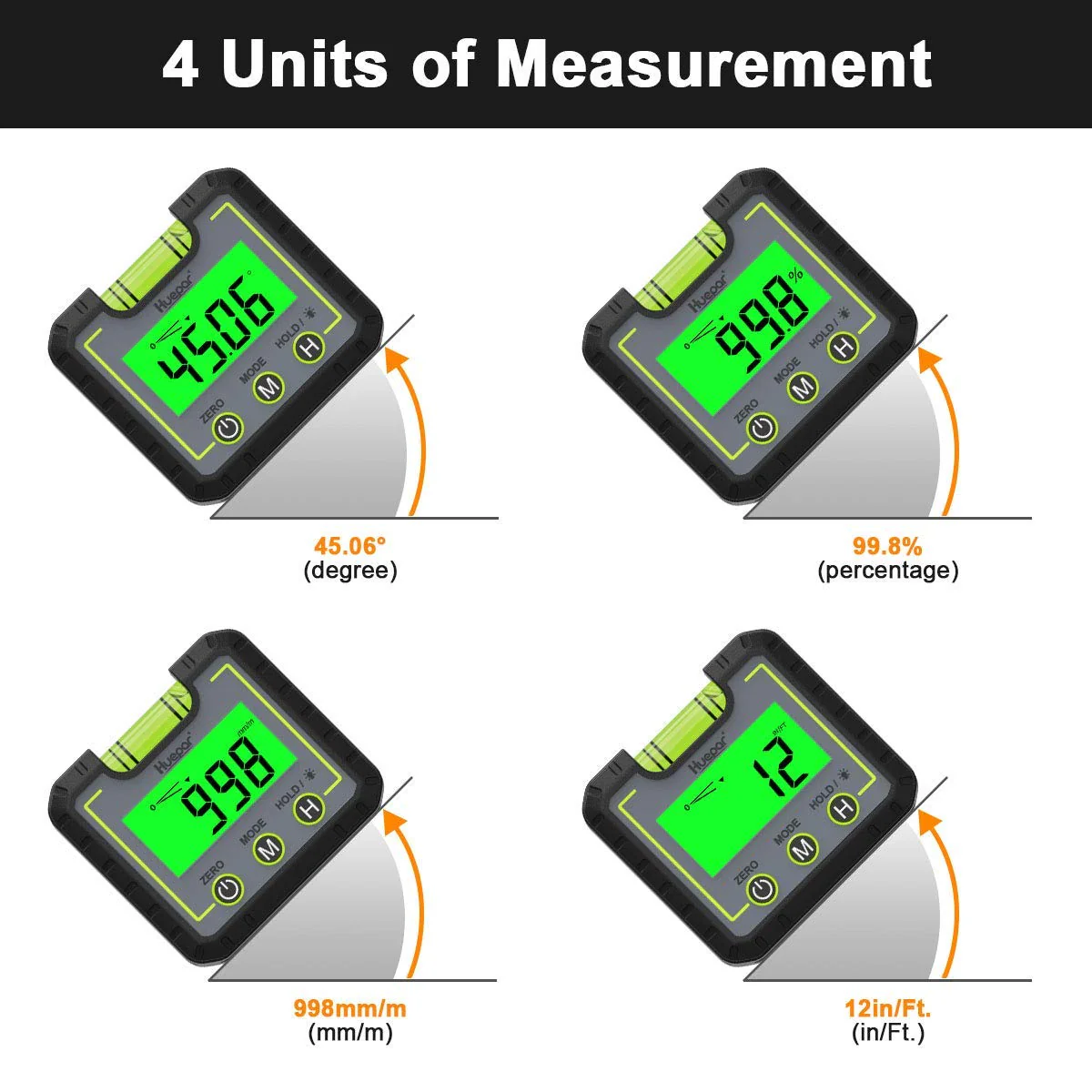 HUEPAR AG01 - Digital Level Angle Gauge Inclinometer - Image 6