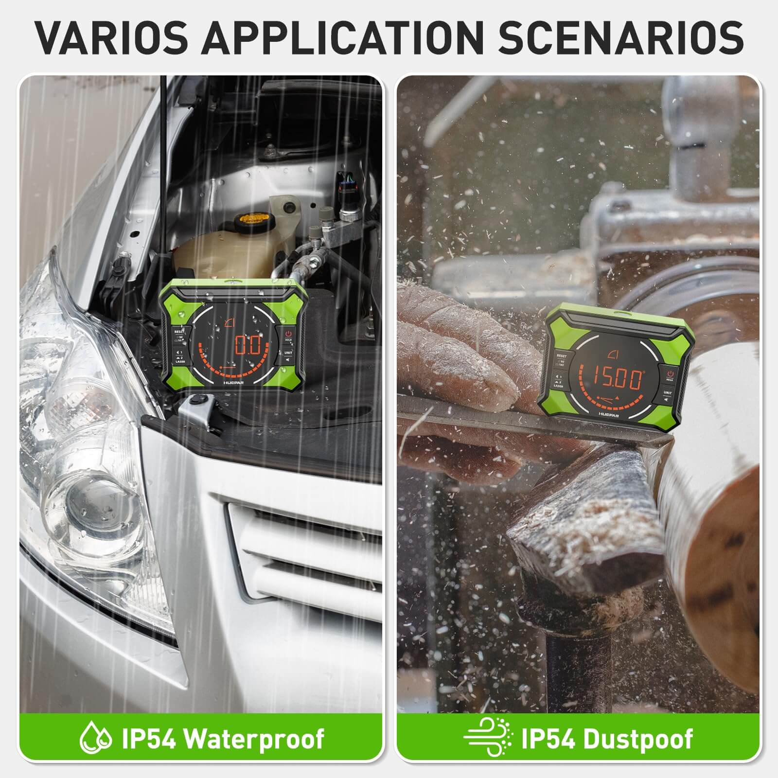 Huepar AG2L - Laser Level with Digital Angle Gauge - Image 3