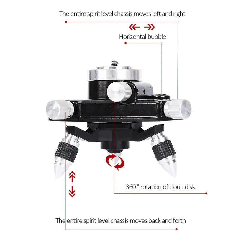 Huepar AT2 - Laser Level 360° Rotating Base Adapter - Image 7