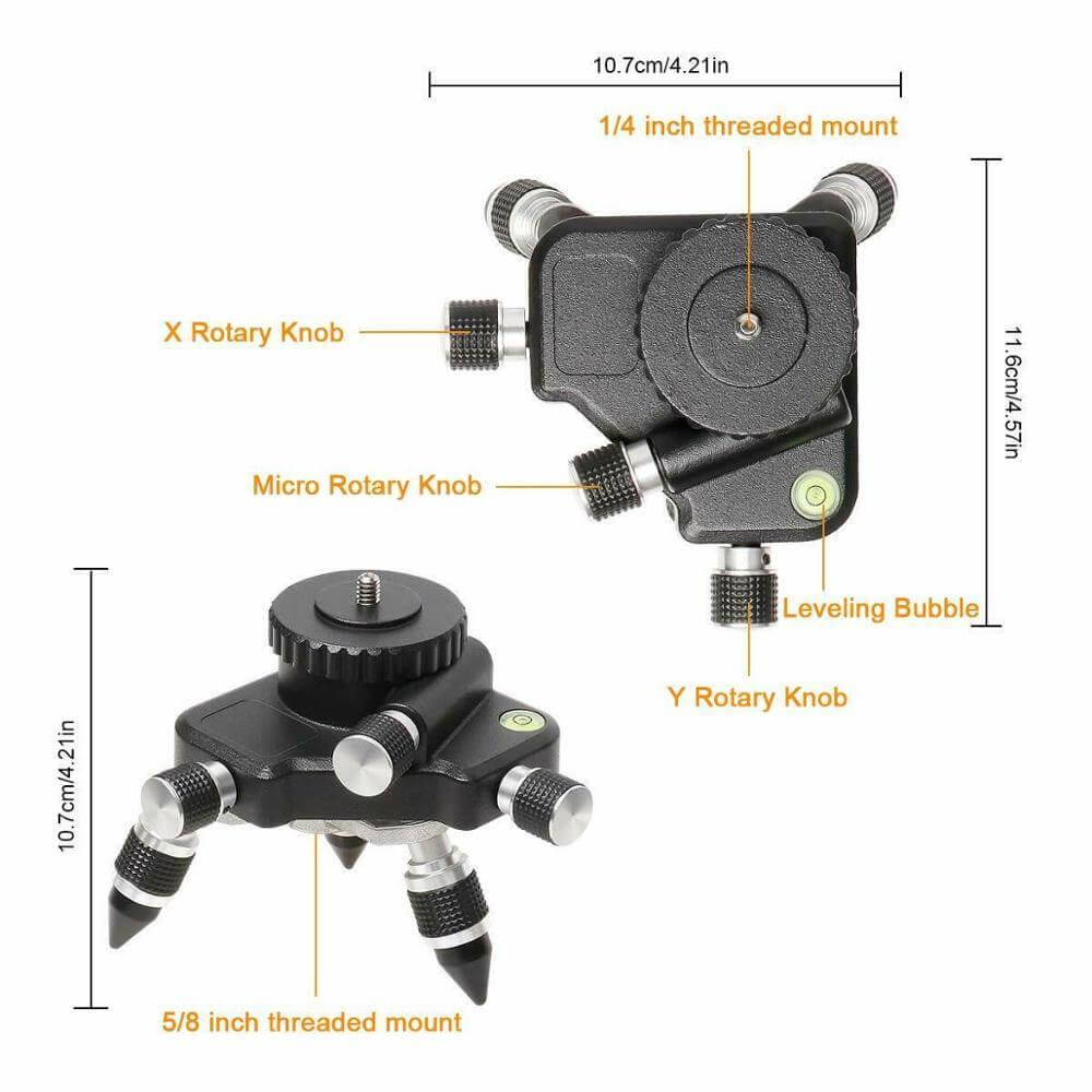 Huepar AT2 - Laser Level 360° Rotating Base Adapter - Image 8