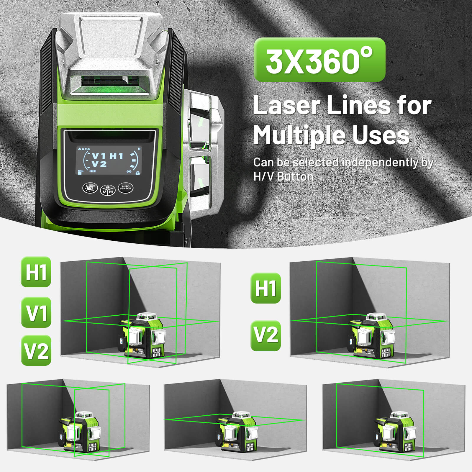 Huepar HX03CG Laser Level - Image 9