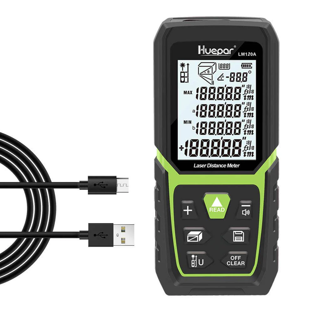 Huepar LM120A -  120M Laser Distance Meter - Image 7