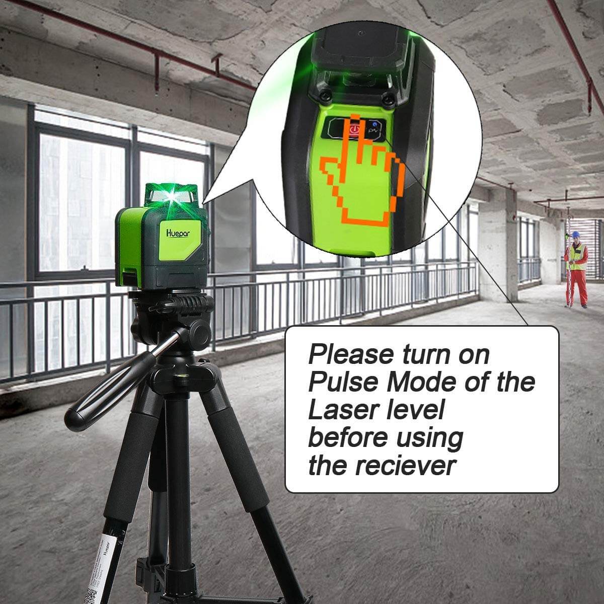 HUEPAR LR6RG - Line Laser Receiver - Image 6