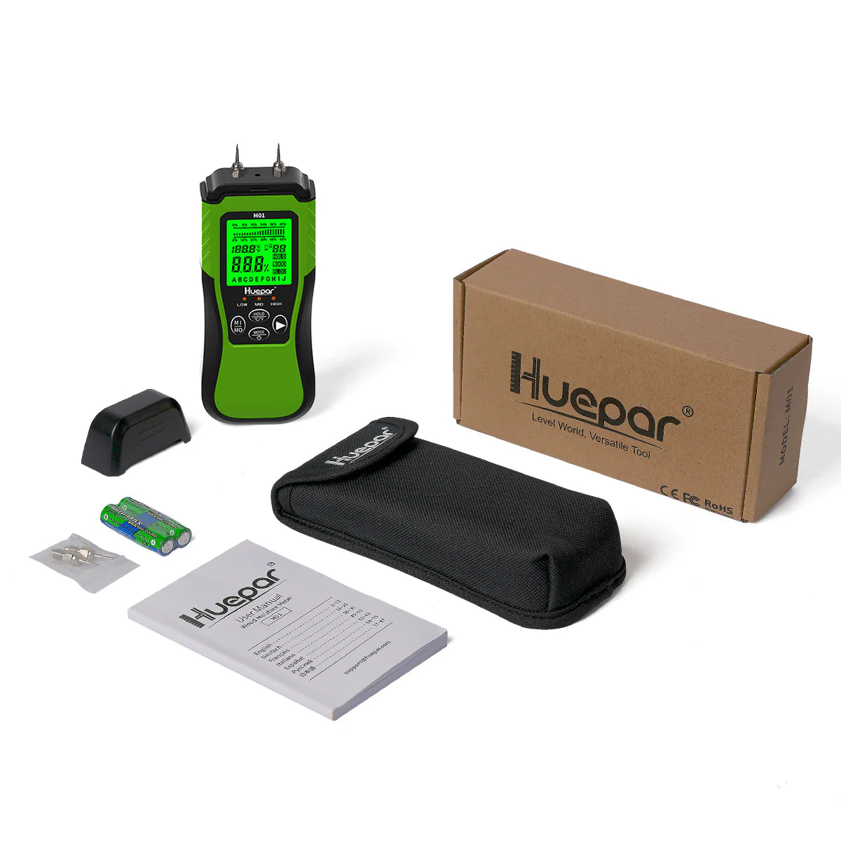 HUEPAR M01 - Digital Wood Moisture Meter - Image 6