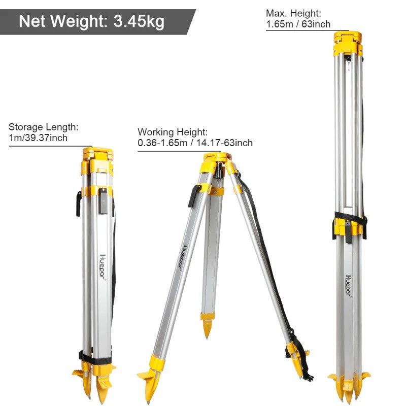HUEPAR M3Y - 1.65m Flat Head Heavy Duty Tripod - Image 8