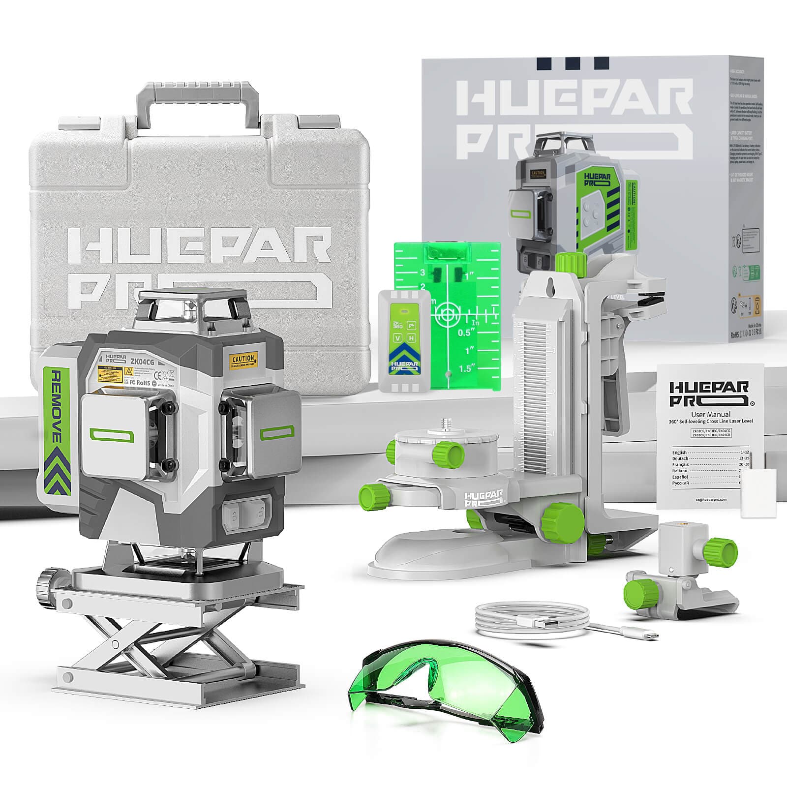 Huepar Pro ZK04CG Laser Level - Image 4