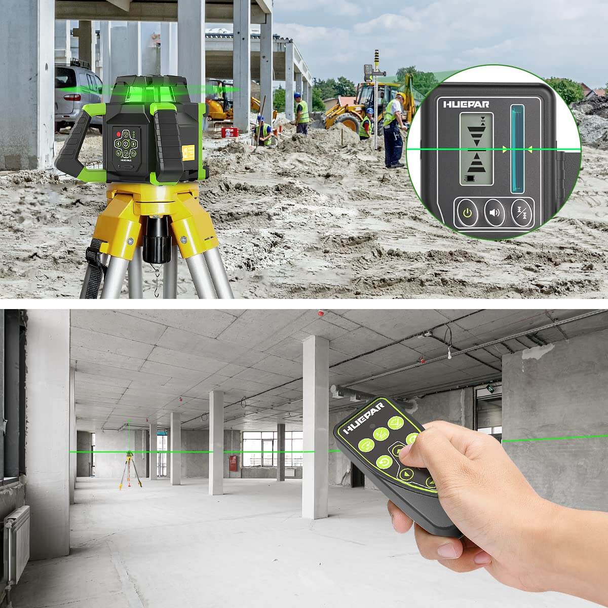 Huepar RL300HVG Laser Level - Image 7