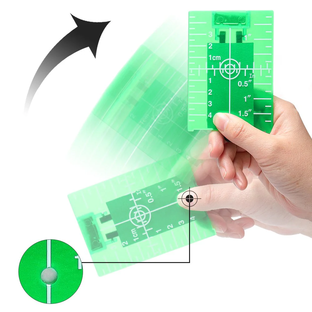 HUEPAR TP01G - Magnetic Floor Laser Target Plate Card - Image 6