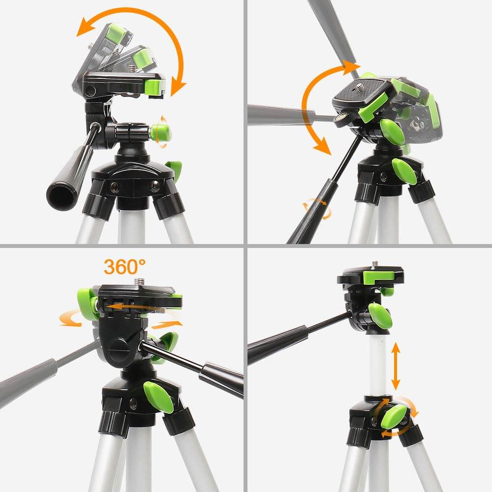 HUEPAR TPD05 - 50cm/1.64Ft Lightweight Aluminum Tripod - Image 6